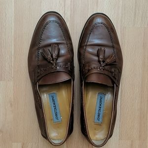 Men's Tassel Loafers 8.5 W Brown Dress Shoes